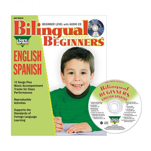 SARA JORDAN PUBLISHING BILINGUAL SONGS & ACTIVITIES BOOK WITH CD BEGINNERS JMPS39LK