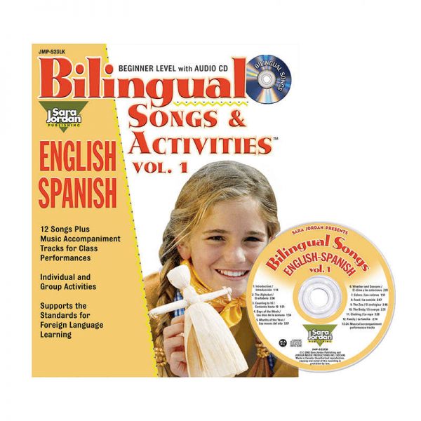 SARA JORDAN PUBLISHING BILINGUAL SONGS & ACTS BOOK CD VOL1 JMPS23LK