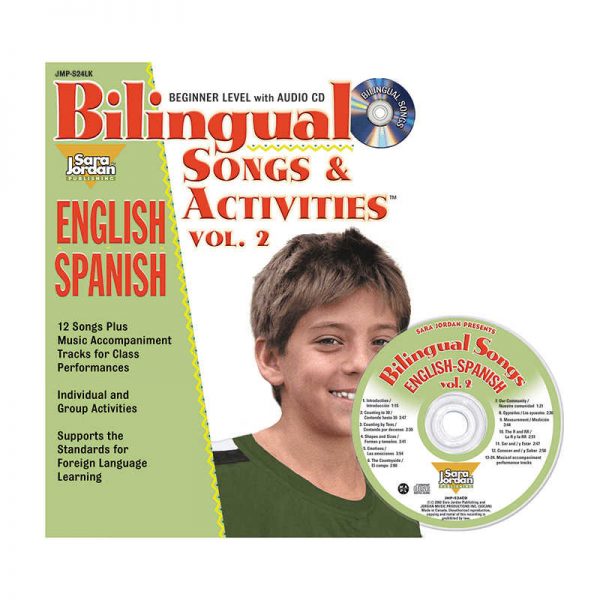SARA JORDAN PUBLISHING BILINGUAL SONGS & ACTS BOOK CD VOL2 JMPS24LK