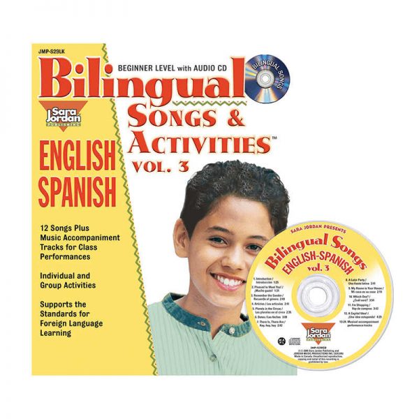 SARA JORDAN PUBLISHING BILINGUAL SONGS & ACTS BOOK CD VOL3 JMPS29LK