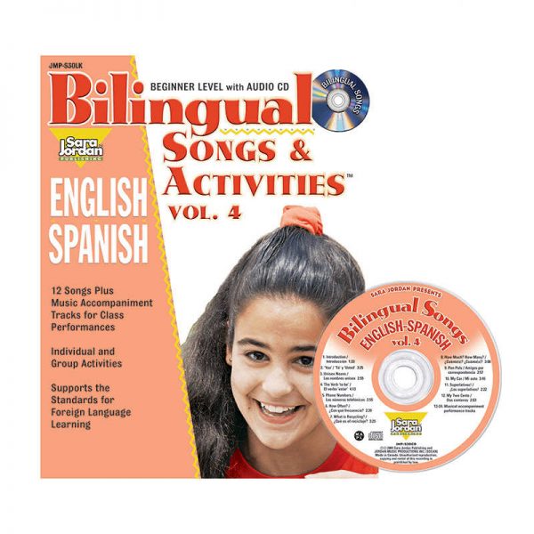 SARA JORDAN PUBLISHING BILINGUAL SONGS & ACTS BOOK CD VOL4 JMPS30LK