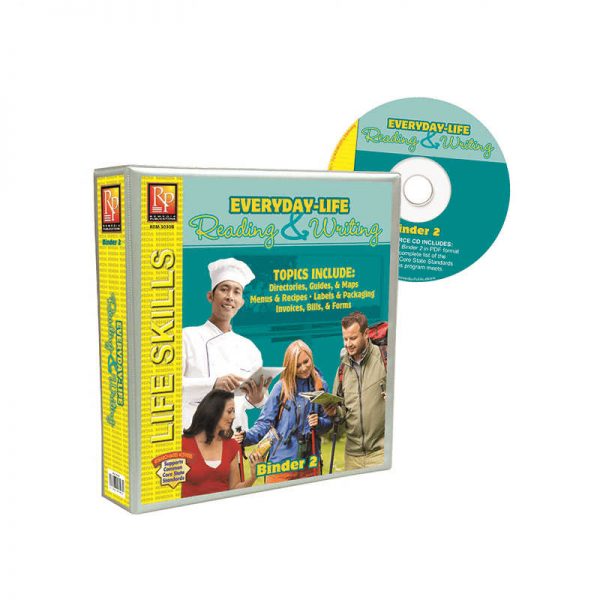 REMEDIA PUBLICATIONS BINDER 2 EVERYDAY LIFE READING AND WRITING PRACTICE REM3030B