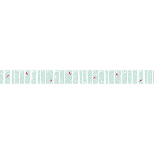 CREATIVE TEACHING PRESS BIRCH TREES IN SNOW BORDER CTP6811