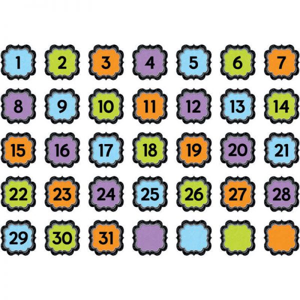 CREATIVE TEACHING PRESS BLACK AND WHITE CALENDAR DAYS CTP6900