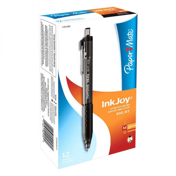 SANFORD L.P. BLACK PAPER MATE INKJOY 300 RT 12CT PAP1781490