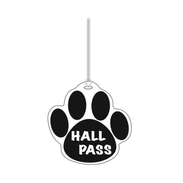ASHLEY PRODUCTIONS BLACK PAW HALL PASS 4 X 4 ASH10350