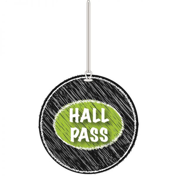 ASHLEY PRODUCTIONS BLACK SCRIBBLE HALL PASS ASH10451