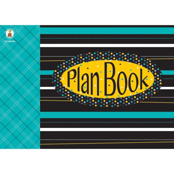 CARSON DELLOSA BLACK WHITE & BOLD PLAN BOOK CD-104796