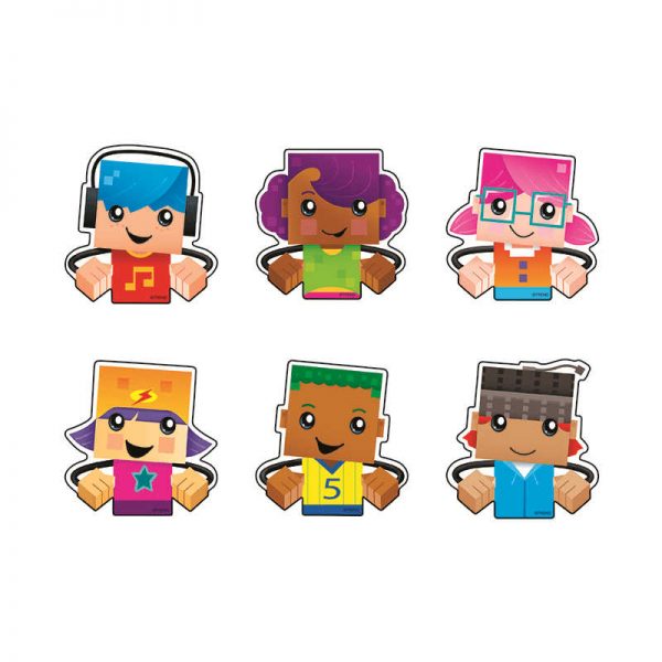 TREND ENTERPRISES INC. BLOCKSTARS CLIPS MINI ACCENTS VARIETY PACK T-10850