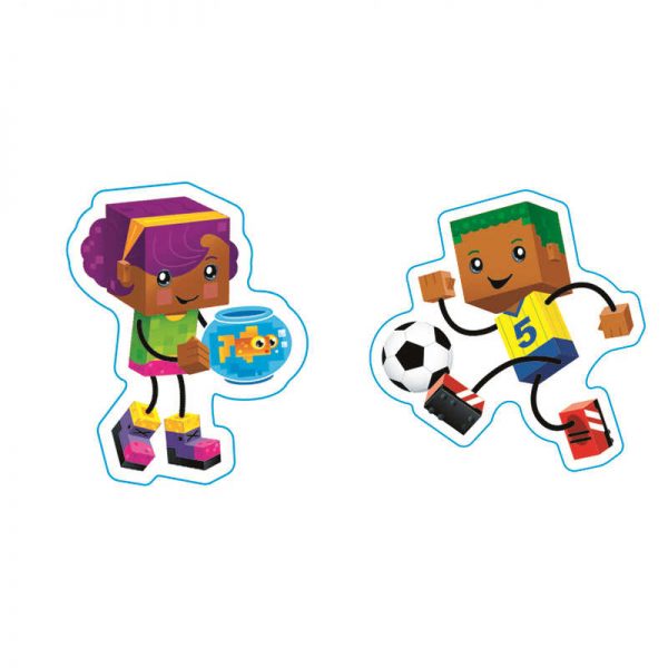 TREND ENTERPRISES INC. BLOCKSTARS SUPERSHAPES STICKERS T-46316