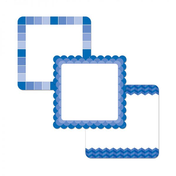 CREATIVE TEACHING PRESS BLUE CHART CARDS 10IN DESIGNER CUT OUTS - PAINT CTP0658