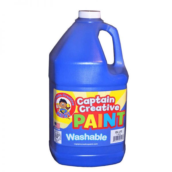 CAPTAIN CREATIVE BLUE GALLON WASHABLE PAINT CAPTAIN CREATIVE CCR9010G