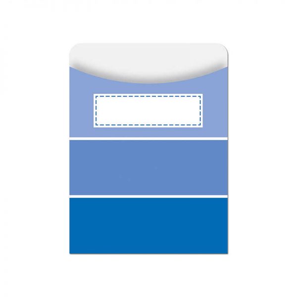 CREATIVE TEACHING PRESS BLUE PAINT CHIP LIBRARY POCKETS PAINT CTP6788