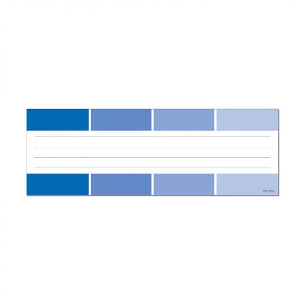 CREATIVE TEACHING PRESS BLUE PAINT CHIP NAME PLATES - PAINT CTP4458