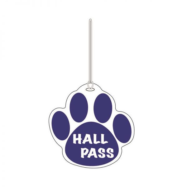 ASHLEY PRODUCTIONS BLUE PAW HALL PASS 4 X 4 ASH10351