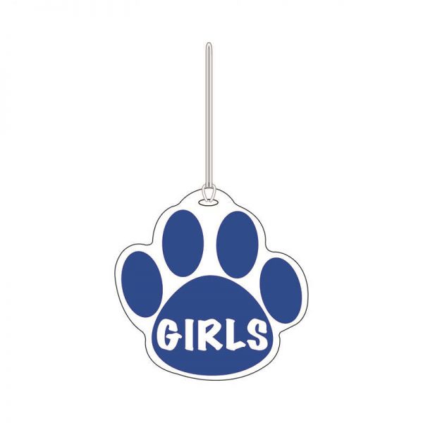 ASHLEY PRODUCTIONS BLUE PAW HALL PASS GIRLS 4 X 4 ASH10371