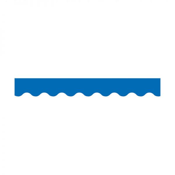 CREATIVE TEACHING PRESS BLUE WAVY BORDERS CTP6441