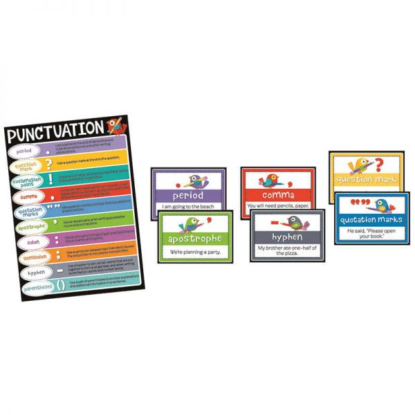 CARSON DELLOSA BOHO BIRDS PUNCTUATION BB SET CD-110298