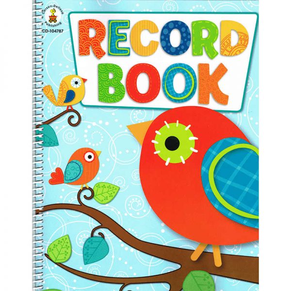CARSON DELLOSA BOHO BIRDS RECORD BOOK CD-104787