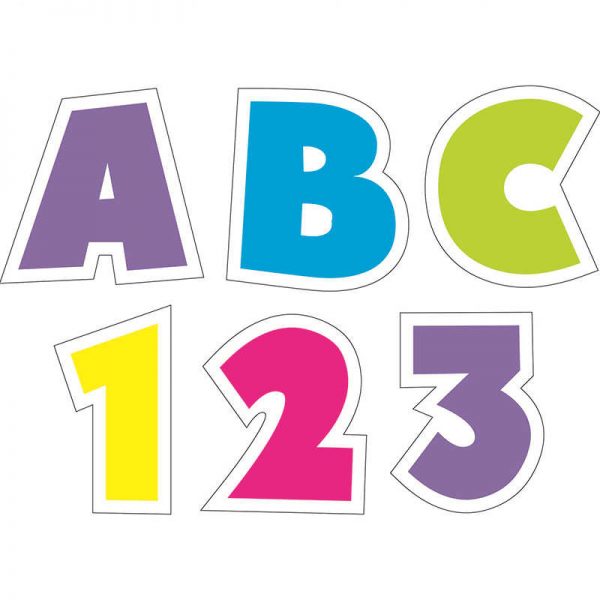 CREATIVE TEACHING PRESS BOLD BRIGHTS 2IN LETTER STICKERS UPPER CASE ONLY CTP4398