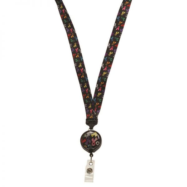 BONITAS INTERNATIONAL LLC BOOJEE BEAD RIBBON RIBBONS OF HOPE ID TAG HOLDER NECKLACE BON140034