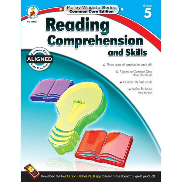 CARSON DELLOSA BOOK 5 READING COMPREHENSION AND SKILLS CD-104623