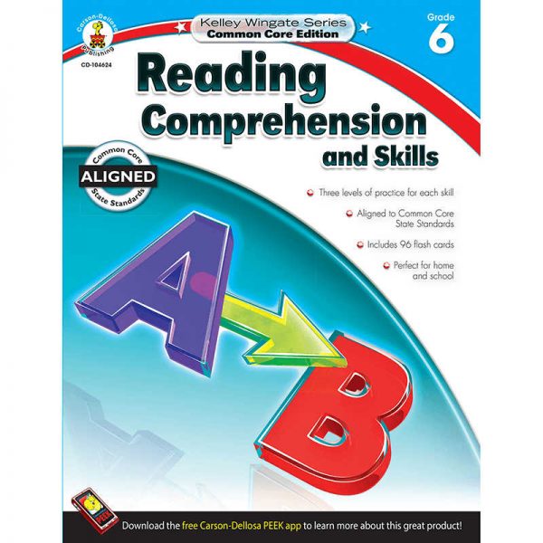 CARSON DELLOSA BOOK 6 READING COMPREHENSION AND SKILLS CD-104624