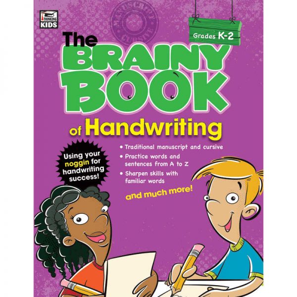 CARSON DELLOSA BRAINY BOOK OF HANDWRITING GRADE K-2 CD-704668