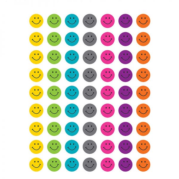 TEACHER CREATED RESOURCES BRIGHT HAPPY FACES MINI STICKERS TCR5839
