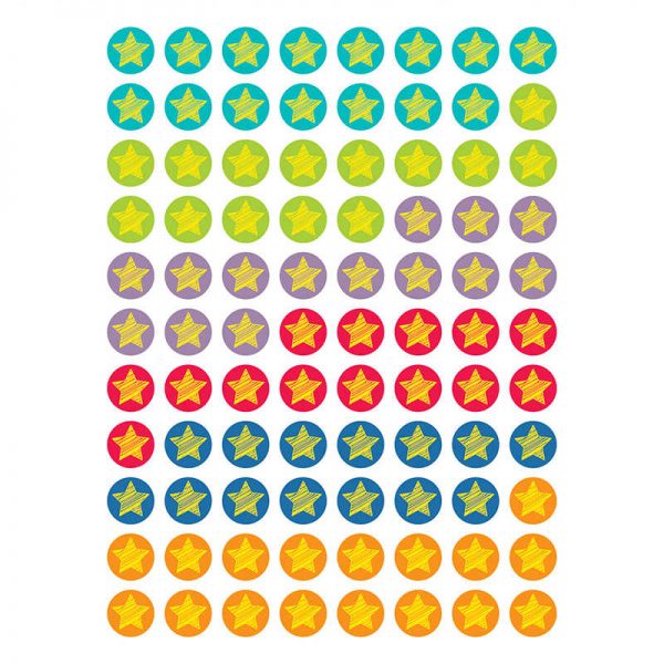 CREATIVE TEACHING PRESS BRIGHT STARS HOT SPOT STICKERS CTP7146