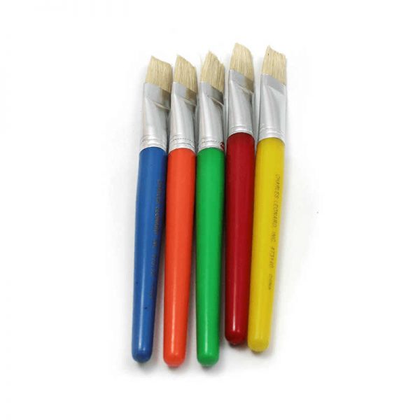 CHARLES LEONARD BRUSHES STUBBY FLAT 5 SET CHL73295