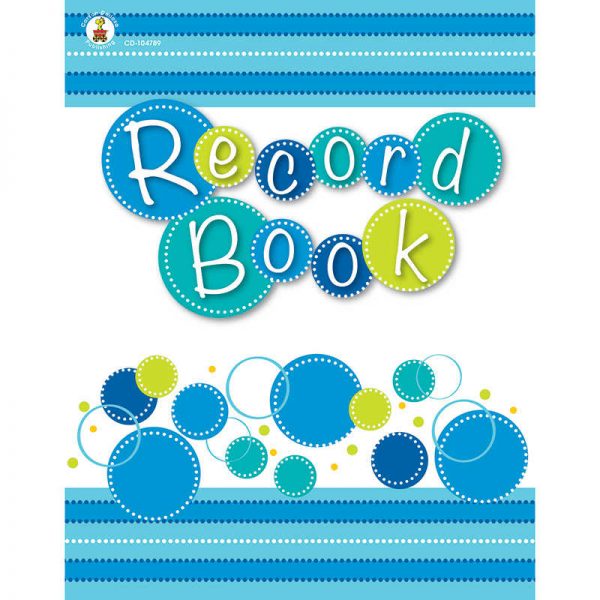 CARSON DELLOSA BUBBLY BLUES RECORD BOOK CD-104789