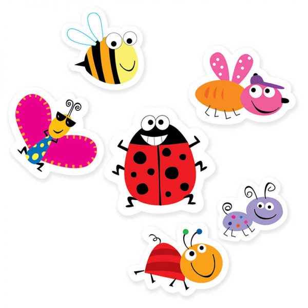 CREATIVE TEACHING PRESS BUGS 6IN DESIGNER CUT OUTS CTP6479