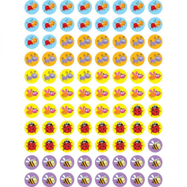 CREATIVE TEACHING PRESS BUGS HOT SPOTS STICKERS CTP7156