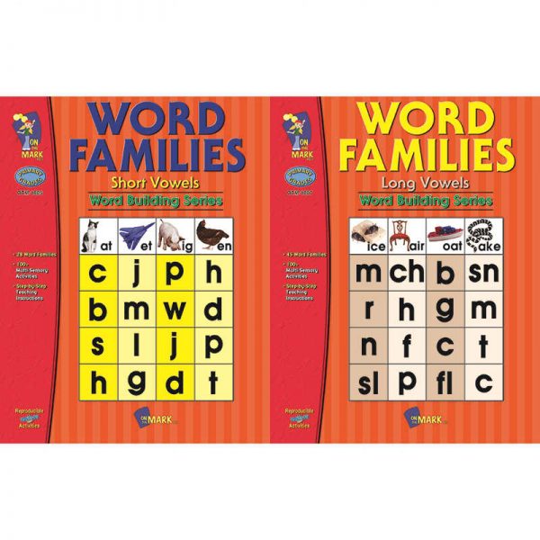 ON THE MARK PRESS BUILDING WORD FAMILIES BOOK SET OTM75