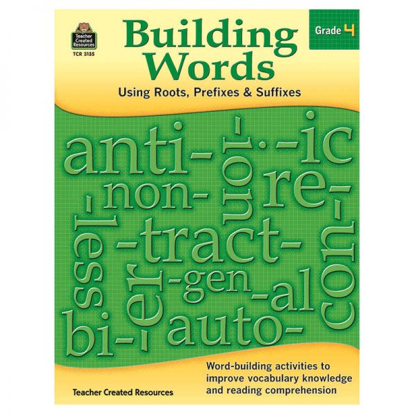 TEACHER CREATED RESOURCES BUILDING WORDS GRADE 4 TCR3135