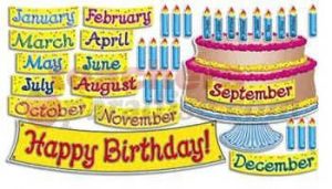 SCHOLASTIC TEACHING RESOURCES Bulletin Board: Big Birthday Cake TF-8000 ...