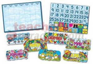 CARSON DELLOSA Bulletin Board Set Year 'round Calendar CD-1793 ...