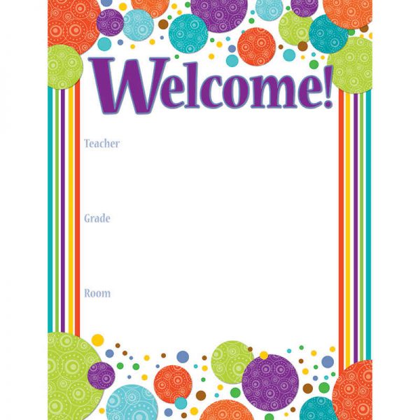 CARSON DELLOSA CALYPSO WELCOME CHART CD-114194