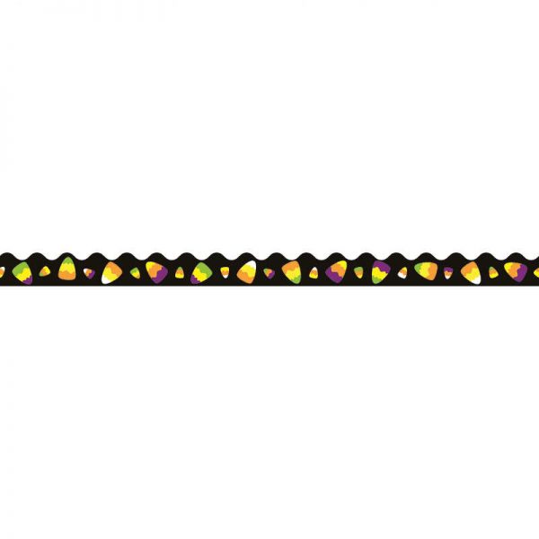 CARSON DELLOSA CANDY CORN SCALLOPED BORDER CD-108221
