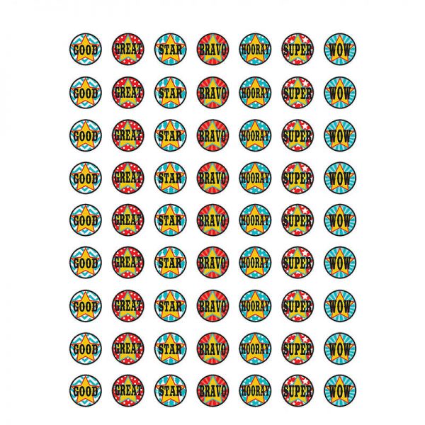 TEACHER CREATED RESOURCES CARNIVAL MINI STICKERS TCR5719
