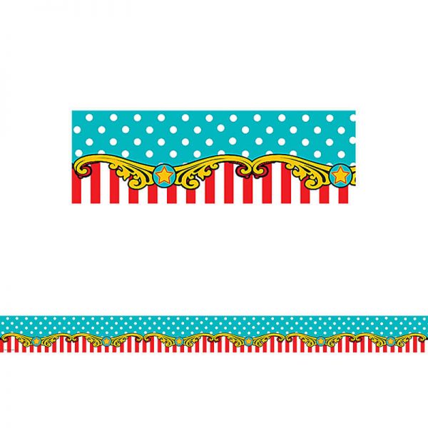 TEACHER CREATED RESOURCES CARNIVAL STRAIGHT BORDER TRIM TCR5705
