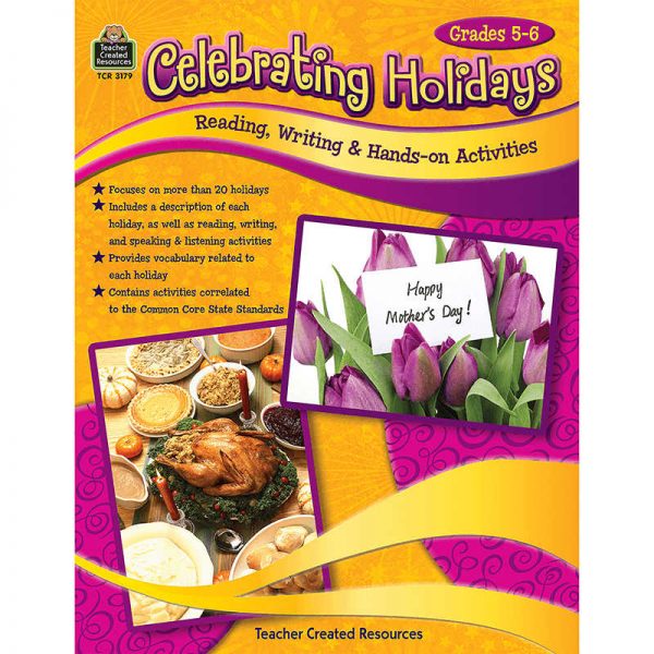 TEACHER CREATED RESOURCES CELEBRATING HOLIDAYS GRADE 5-6 TCR3179
