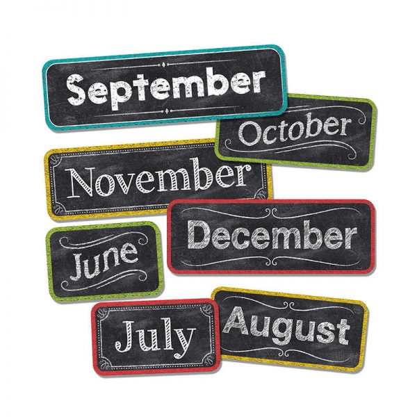 CREATIVE TEACHING PRESS CHALK IT UP MONTHS OF THE YEAR HEAD LINES CTP1134