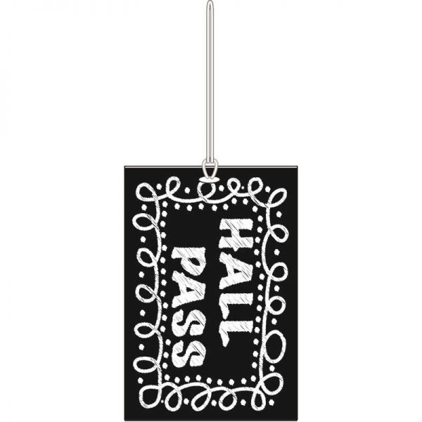 ASHLEY PRODUCTIONS CHALK LOOP 3D PUFFY HALL PASS ASH10603