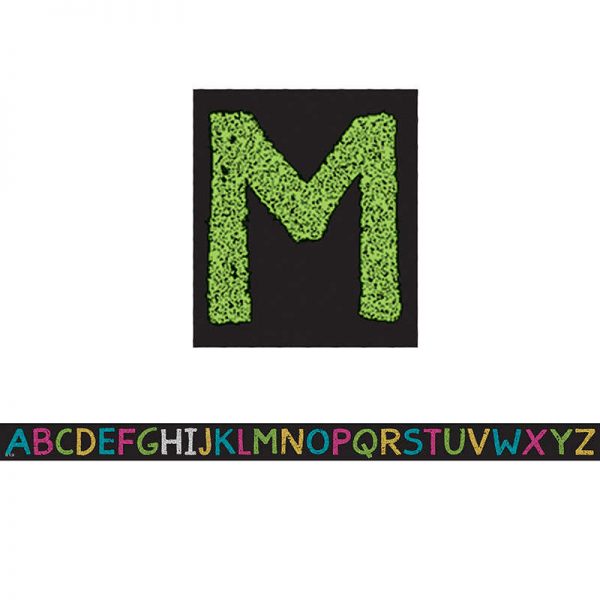 TEACHER CREATED RESOURCES CHALKBOARD BRIGHTS ALPHABET MAGNETIC STRIPS TCR77262