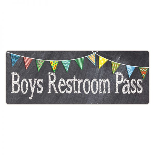 TOP NOTCH TEACHER PRODUCTS CHALKBOARD PASS BOYS PASS TOP5301