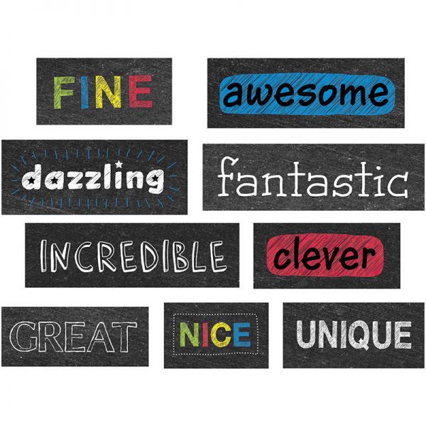 CREATIVE TEACHING PRESS CHALKBOARD REWARD PHRASES STICKERS CTP4385