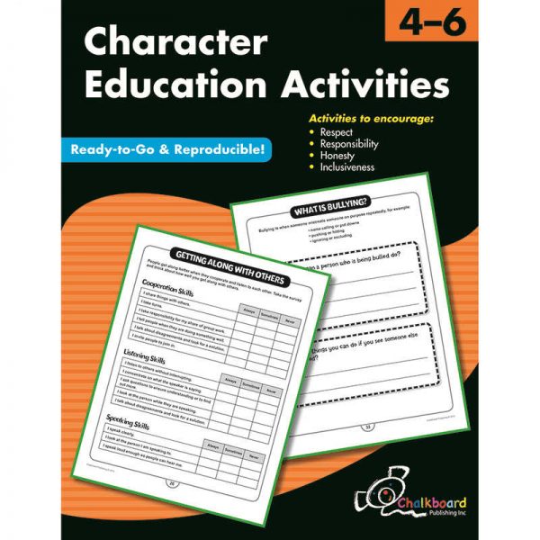 NELSON EDUCATION CHARACTER EDUCATION ACTIVITIES 4-6 CHK8005