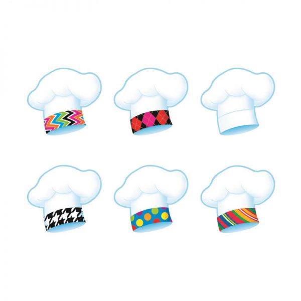 TREND ENTERPRISES INC. CHEFS HATS BAKE SHOP MINI ACCENTS VARIETY PACK T-10885